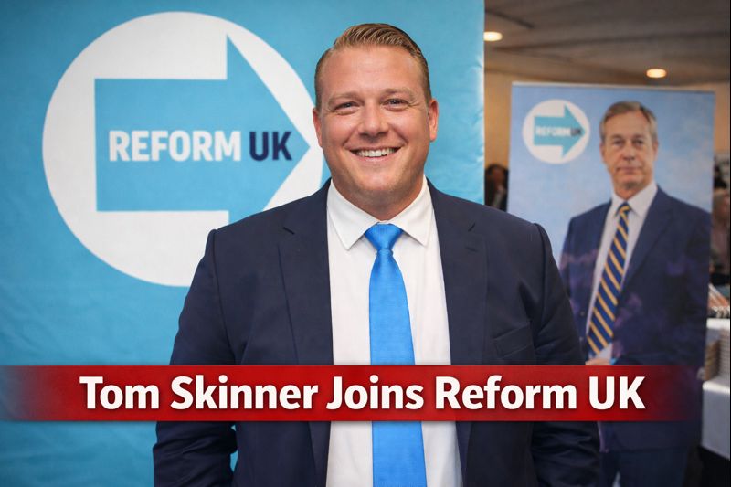 Tom Skinner joins Reform UK as party steps up push for recognisable public figures Tom Skinner joins Reform UK